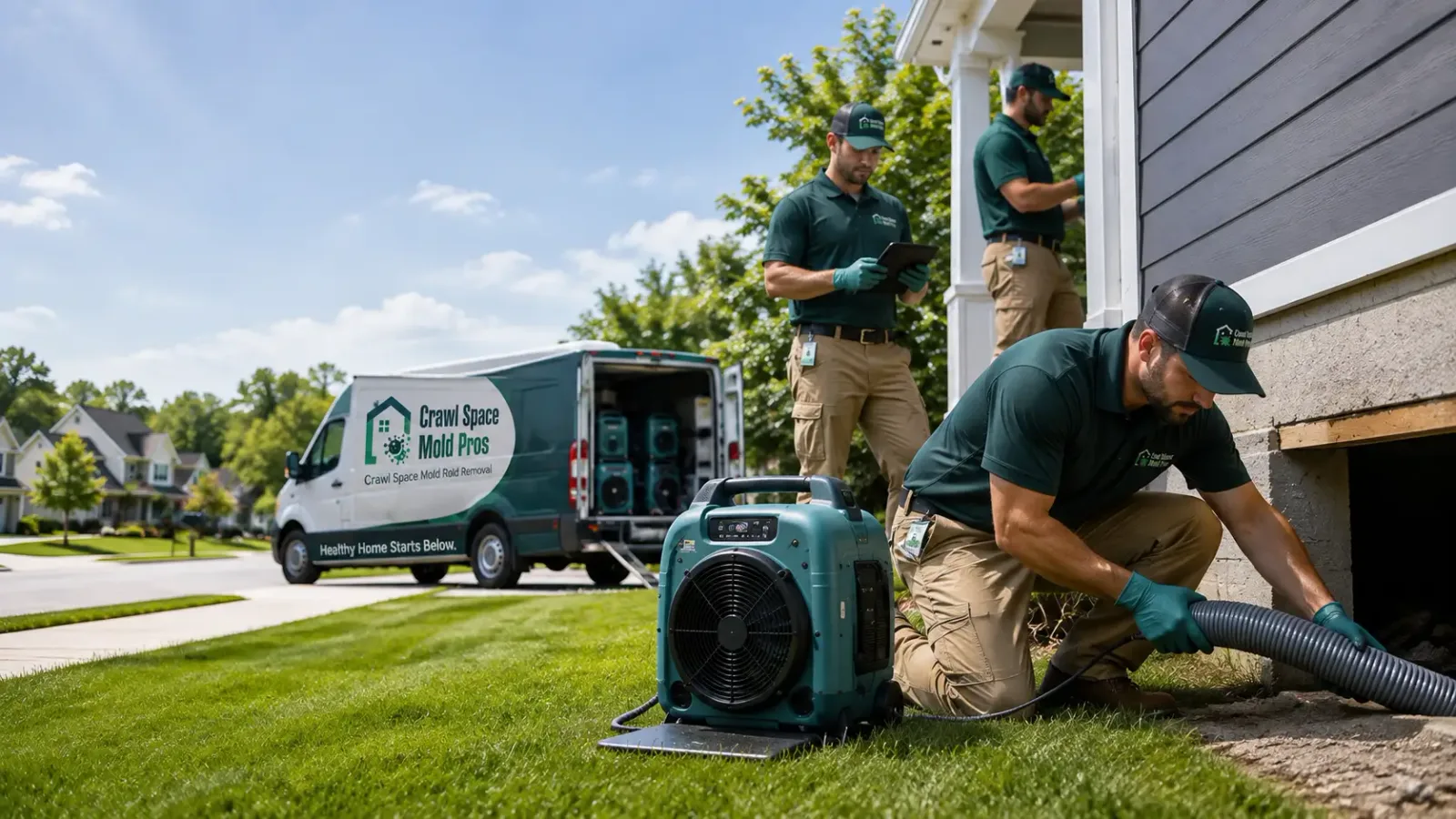Crawl Space Mold Removal in Mineral Point, WI